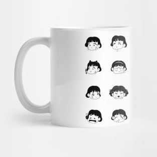 mood board (girl) Mug